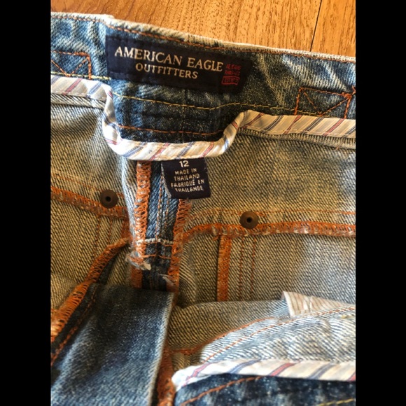 American Eagle 🦅 Jean Skirt Sz 12 - Picture 3 of 3